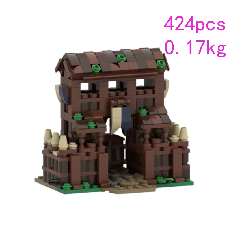 Spot MOC-223085 216945 Castle DIY Small Particle Assembly Building Blocks Puzzle Toy Model Gift Set Ornament