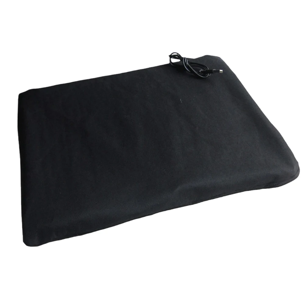 Comfortable USB Heated Seat Cushion for Soft Fleece for top for High Density Foam Support and Stable Non Slip Bottom for Long
