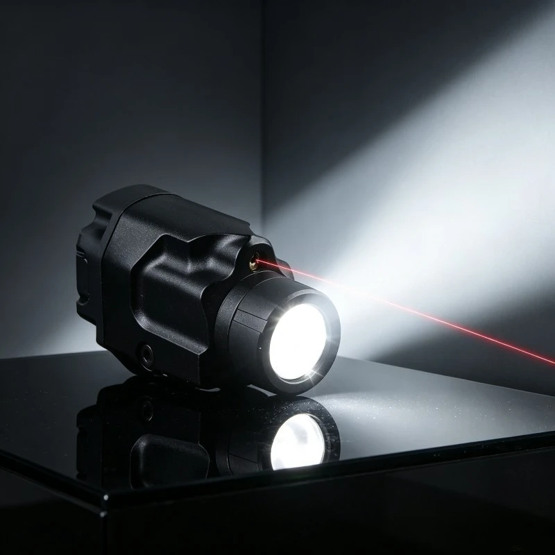 Elegant‑Form Corrosion‑Proof Metal Strobe Torch, Variable Bright Level Compatible with Common 20MM Rail