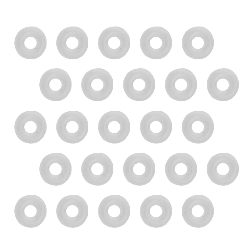 

50 Pcs Anti-slip Rubber Stoppers Beads Rings for Jewelry Making Kits Bracelet Tools DIY Earrings Necklace Accessories