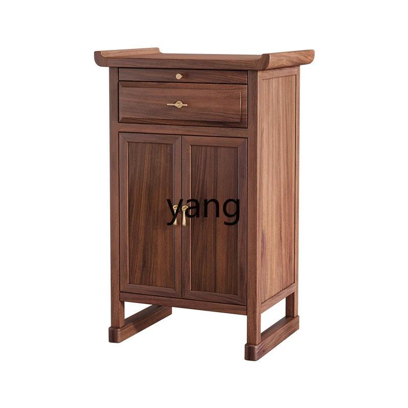 

ZL new Chinese style Guan Gong black walnut solid wood table incense table God of Wealth small Buddha table