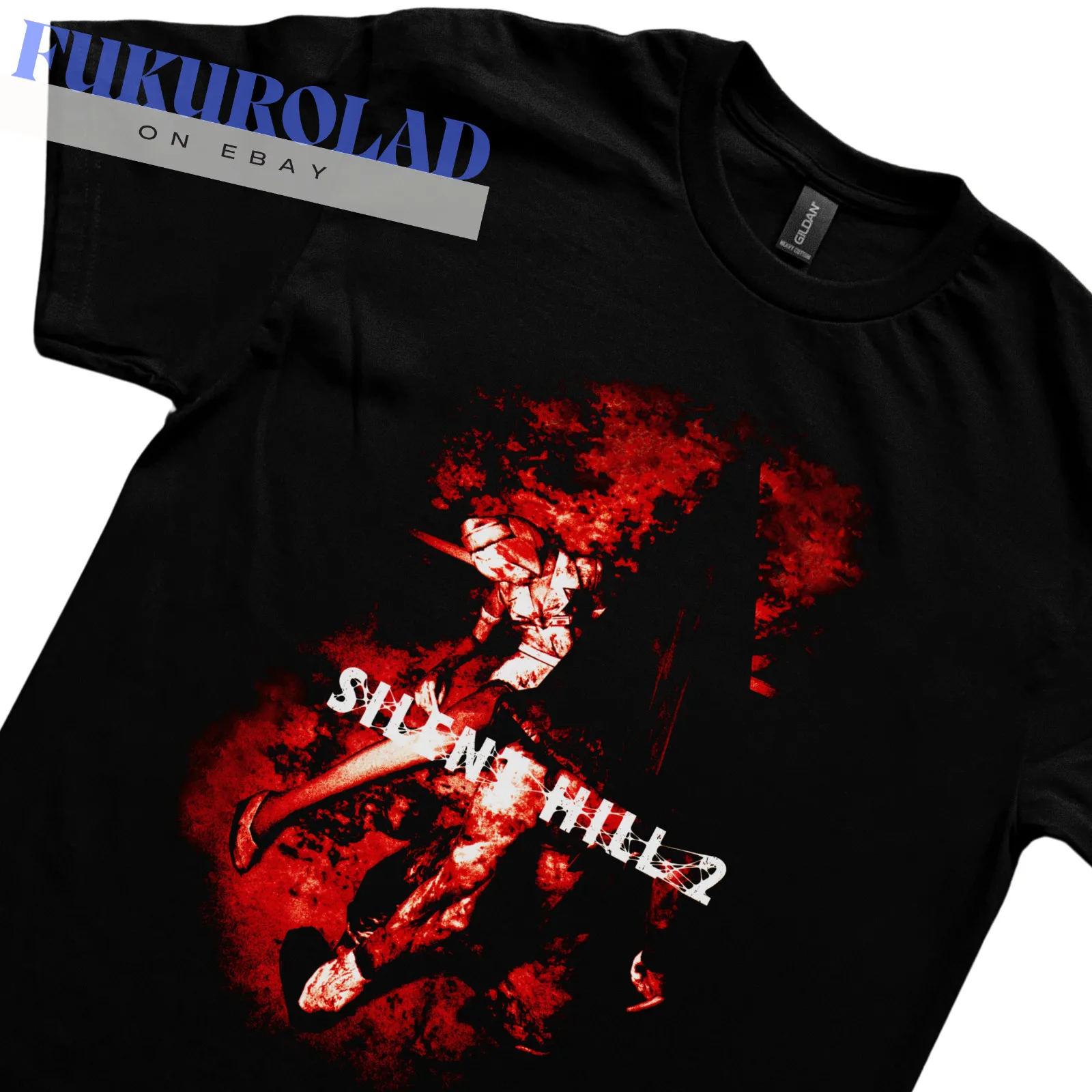 ФУТБОЛКА Silent Hill 2, RED NURSE, игра ужасов — GILDAN — ВЫСОКОКАЧЕСТВЕННЫЕ Смешные футболки, футболка большого размера, подарки для папы