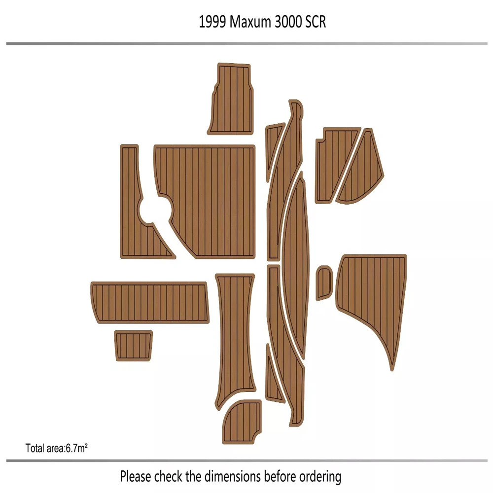 1999 Maxum 3000 SCR Boat EVA Foam Boat Floor Teak Foam Decking for Boats Marine Flooring Teak Yacht boat marine accessories