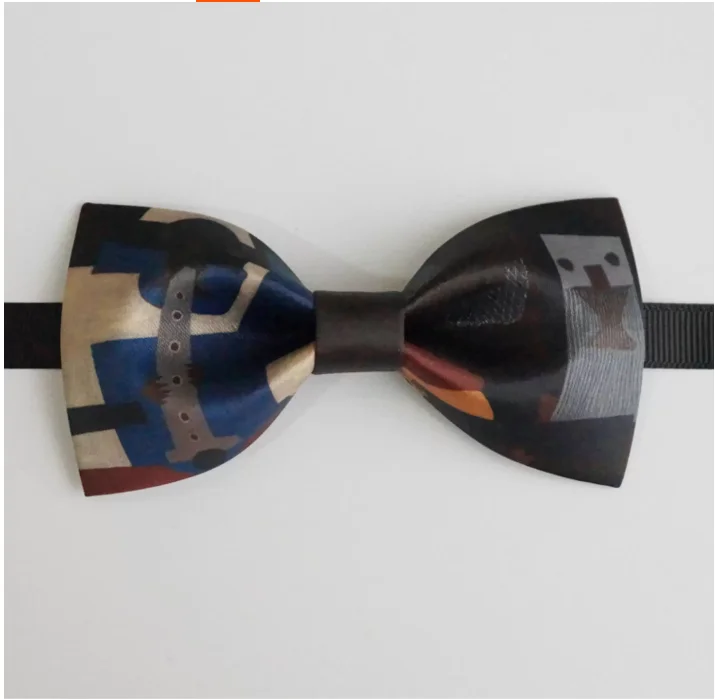 Men's Wedding Business Bow Tie Oil Painting Leisure Retro Fashion Accessories