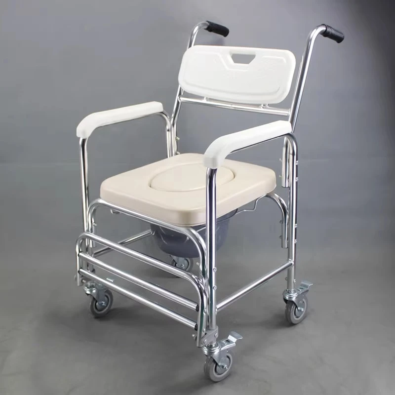 

Back Stainless Steel Shower Stool Luxury Cleaning High Wooden Shower Stool Restroom Elderly Sgabello Da Doccia Home Furniture