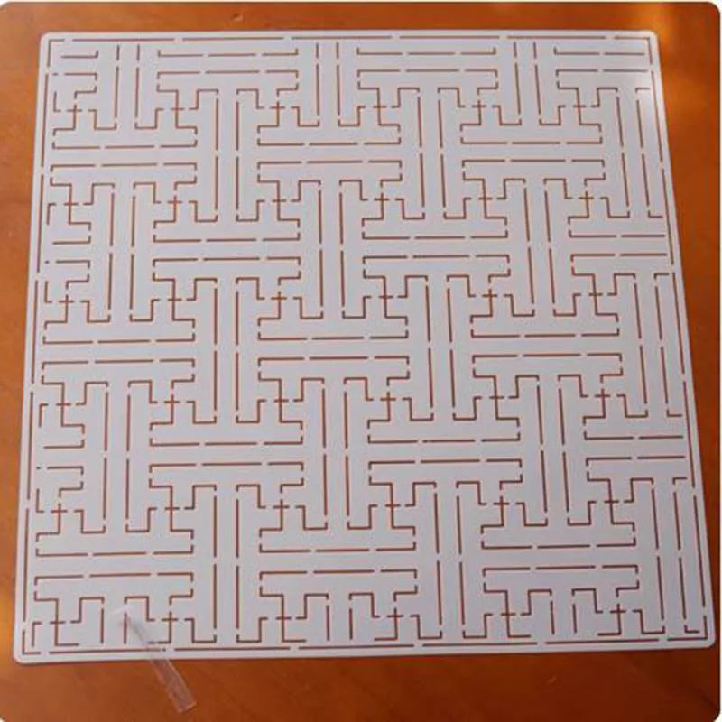 

Sashiko Stencil Plastic Templates for Coasters, Table Mats Embroidery Sewing Patterns, Reusable DIY Craft Supplies