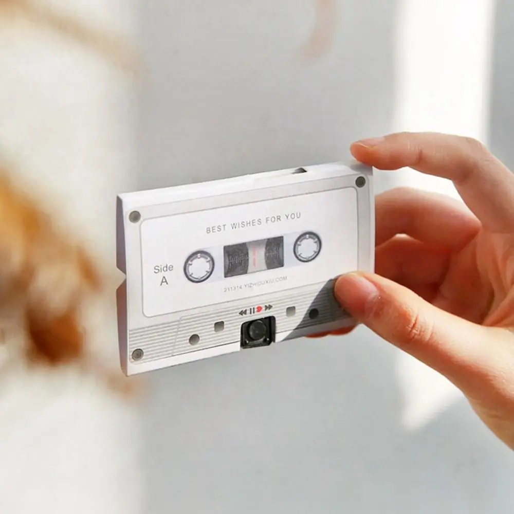 60 ثانية بطاقة المعايدة القابلة للتسجيل لتقوم بها بنفسك شخصية شريط كاسيت بطاقات المعايدة رسالة صوتية نعمة بطاقات التهنئة