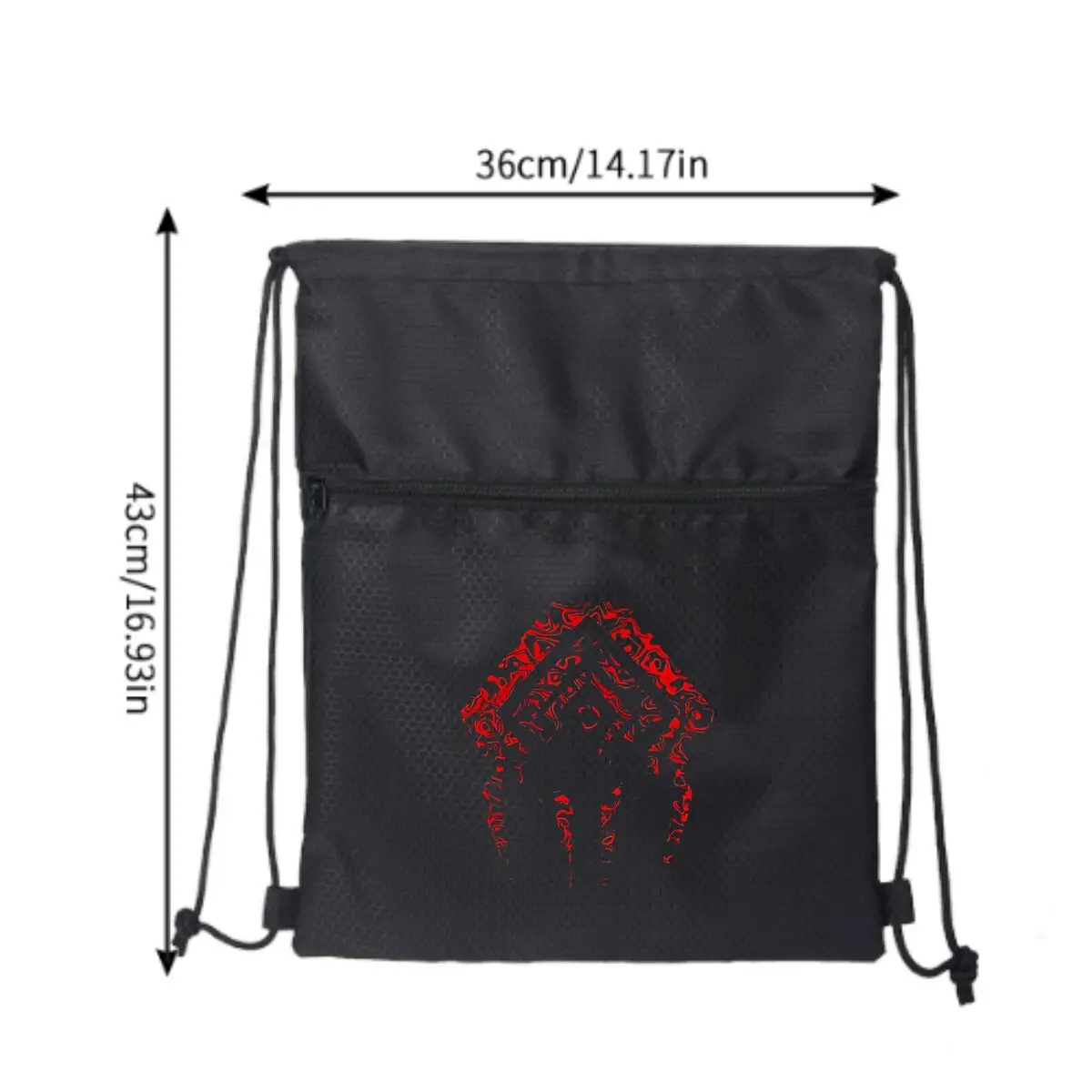 حقيبة ظهر بسيطة برباط للرياضات الخارجية من Warframe Sigil للرجال والنساء