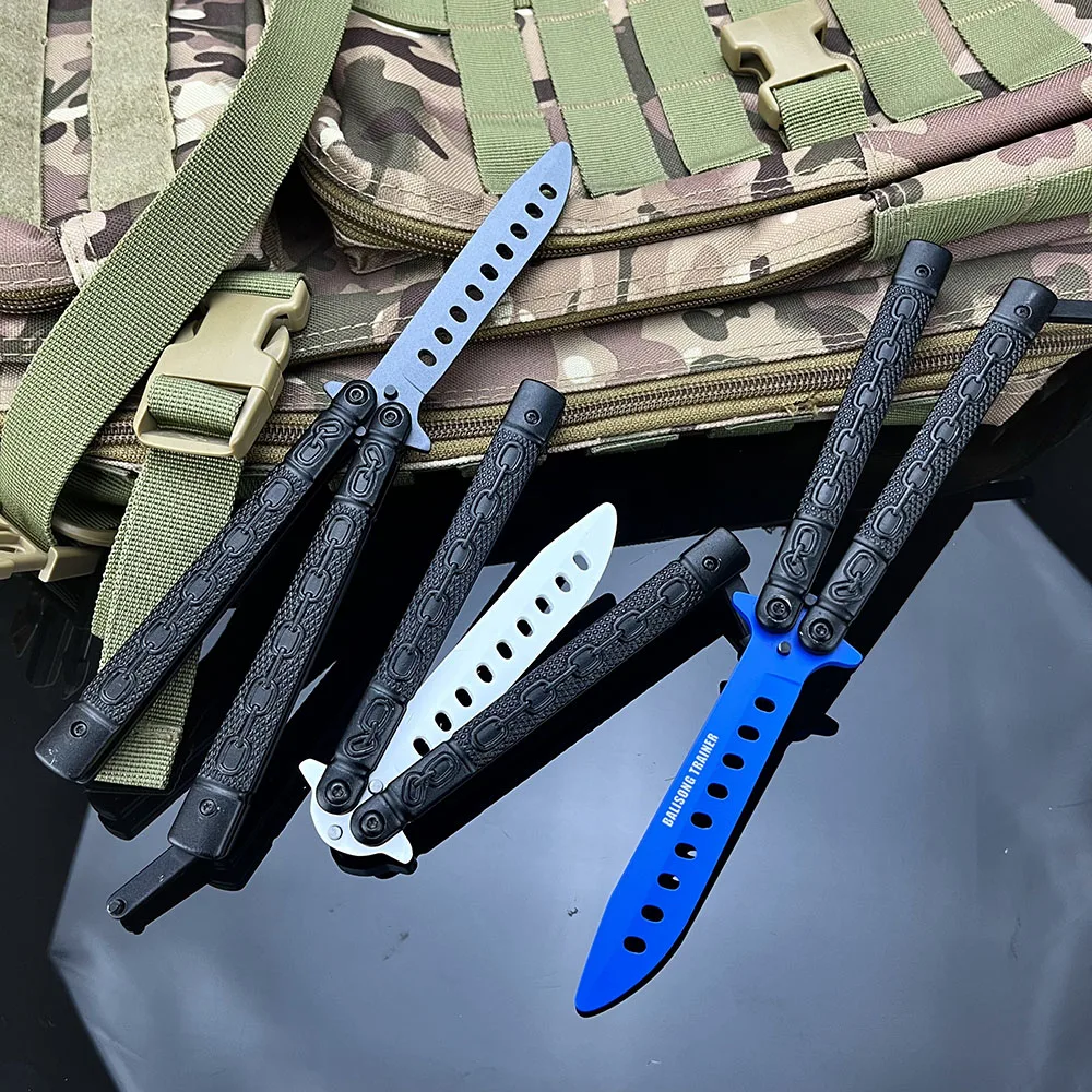 Daily Practice Pocket Multi-purpose Folding Knife 440C Steel Blade Aluminum Handle Kitchen Picnic Household Cutting Utility Tool