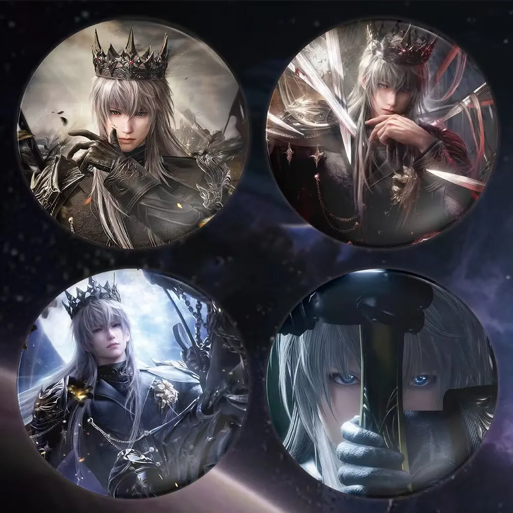"Love and Deep Space 'Shen Xinghui' 'Sinking Crown' بطاقة شفافة من الأكريليك، عدسة، بطاقة بريدية، واقفة، شارة بار.