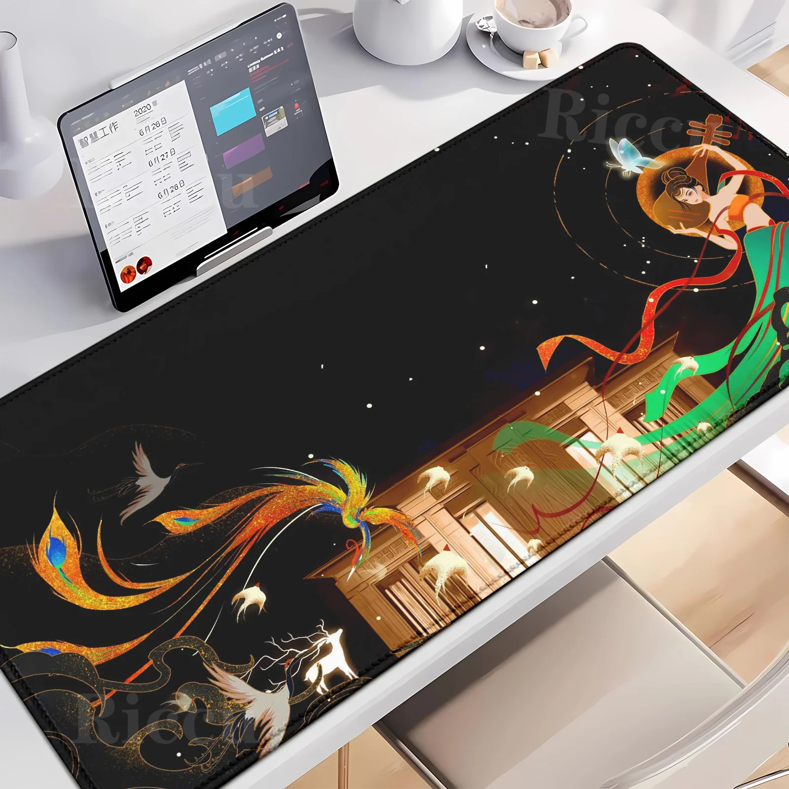 

HD Wall painting Mouse Pad Gaming Colorful Clouds Art MousePads Non-Slip Soft Computer Table Mat Aesthetics Large New Mouse pad