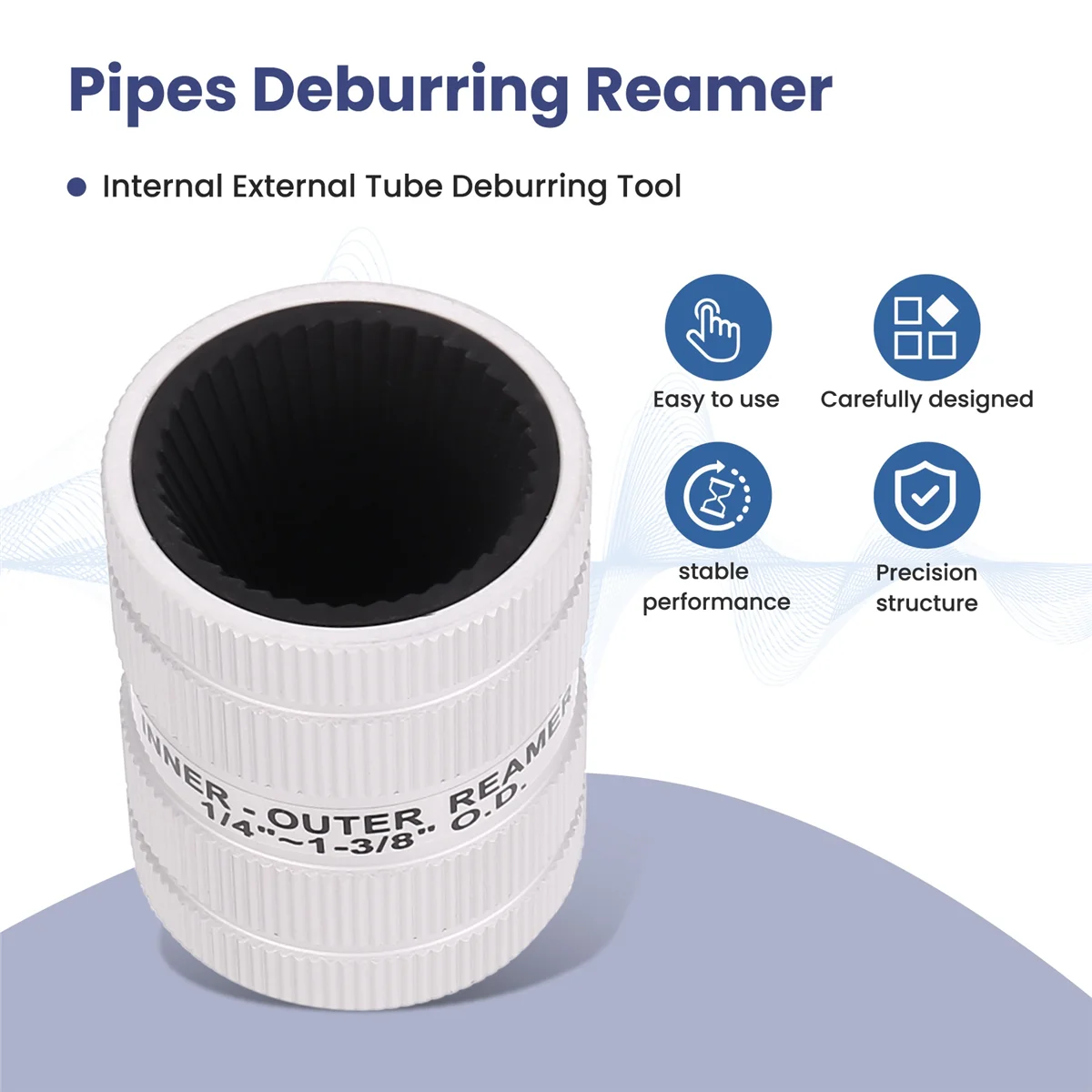 ABZJ Rohre Entgratungsreibahle Professionelles internes externes Rohr Entgratungswerkzeug Rohr 5–35 mm
