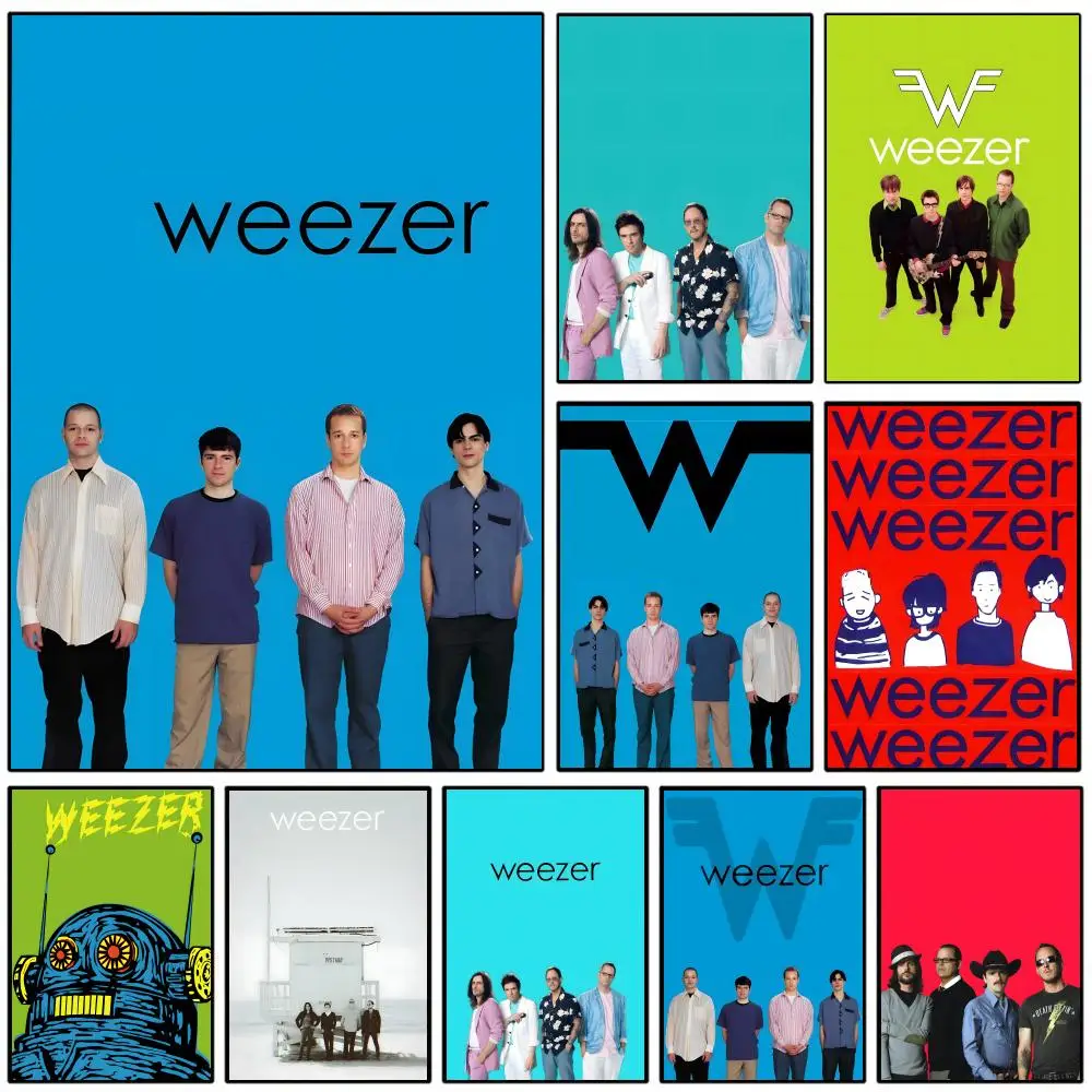 Home Office Alternative - W Alternative Rock band weezer Poster