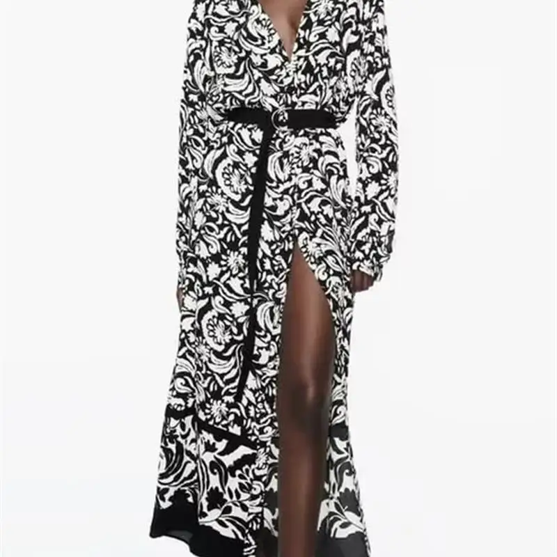 women's-spring-autumn-v-neck-printed-long-dress-2023-fashionable-elegant-lengthened-stylish-milk-silk-sun-protection-leggings