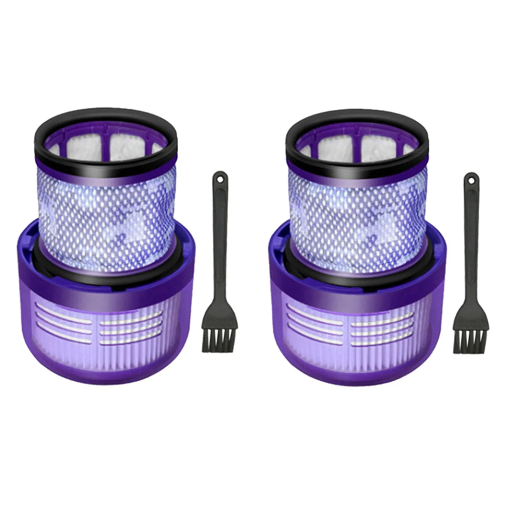 AB43-4 Buah Pasca-filter untuk Dyson V10 Digital Slim/SV18 Pengganti Aksesori Penyedot Debu Tanpa Kabel Cadangan Filter Dapat Dicuci