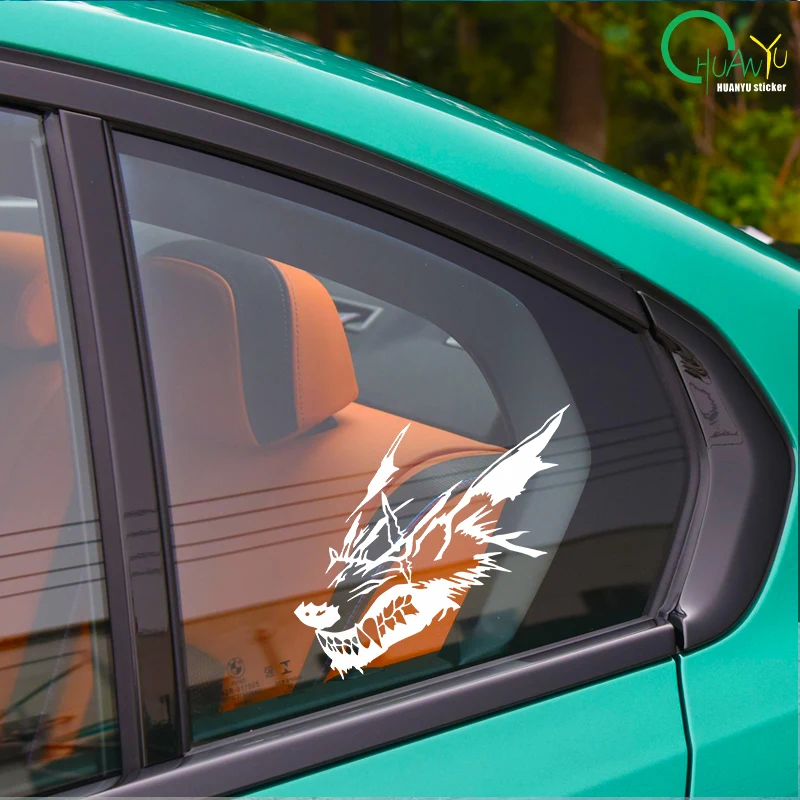 Spersonalizowane naklejki dekoracyjne Art Wolf Creative Electric Car Modification Car