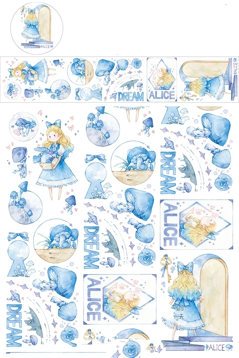 Beautiful Flower PET Decorative Tape