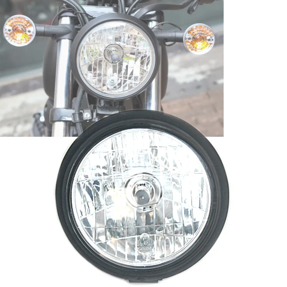 دراجة نارية الرجعية Superlight المصابيح الأمامية جولة رئيس ضوء مصباح ل Keeway Superlight kLight 202 125 / 150 / 200 QJ200-2H