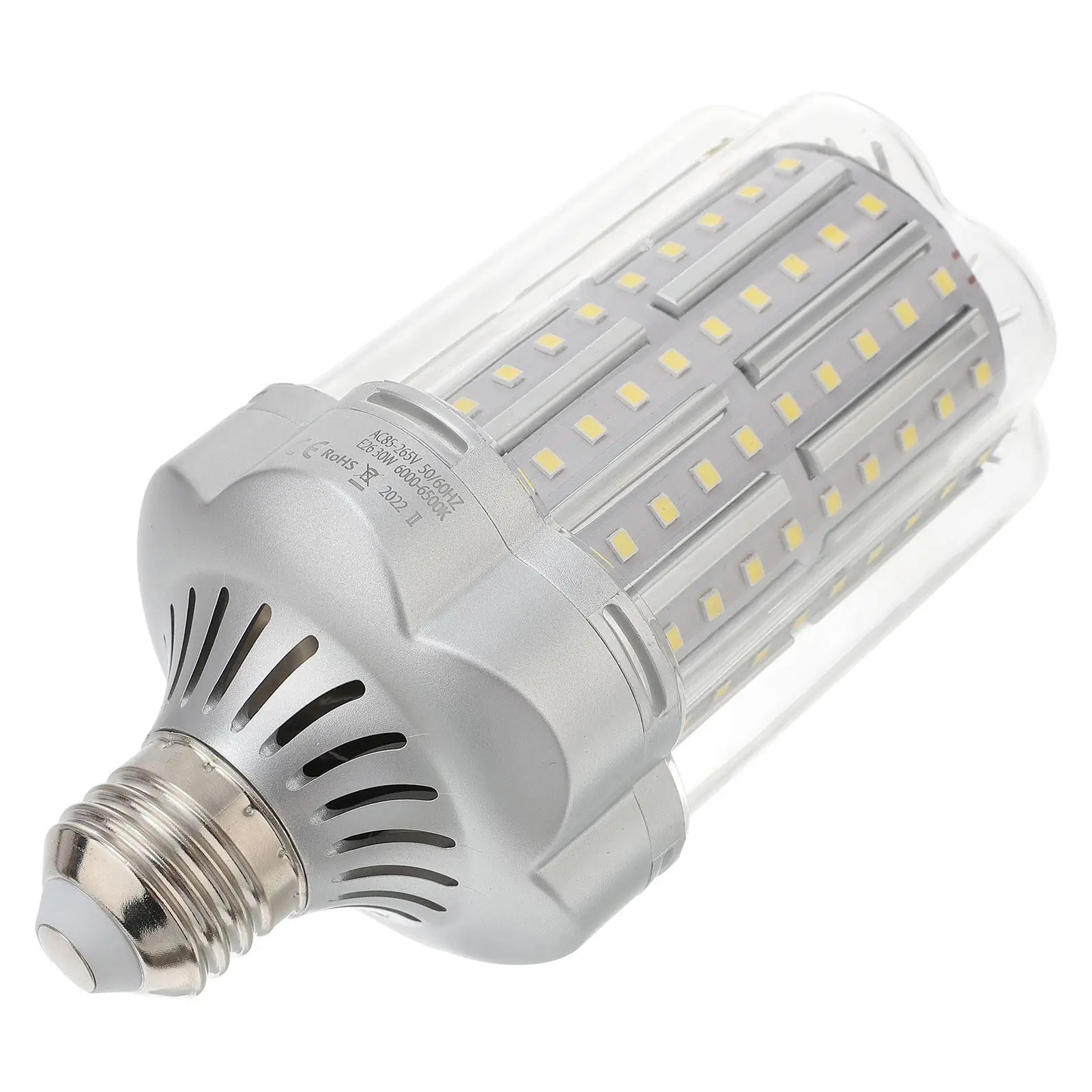 LED Corn Bulb E26 Base Daylight White 360 Degree High CRI Instant On Replacement Lamp for Home Garage