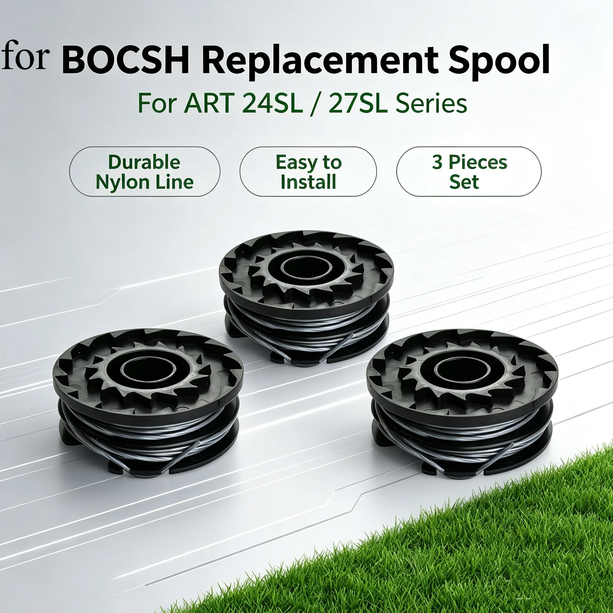 Replacement Strimmer Spool for Bosch ART23SL Line Spool for EasyGrassCut String Trimmer 18 230 260 F016800569 Garden Tool Parts