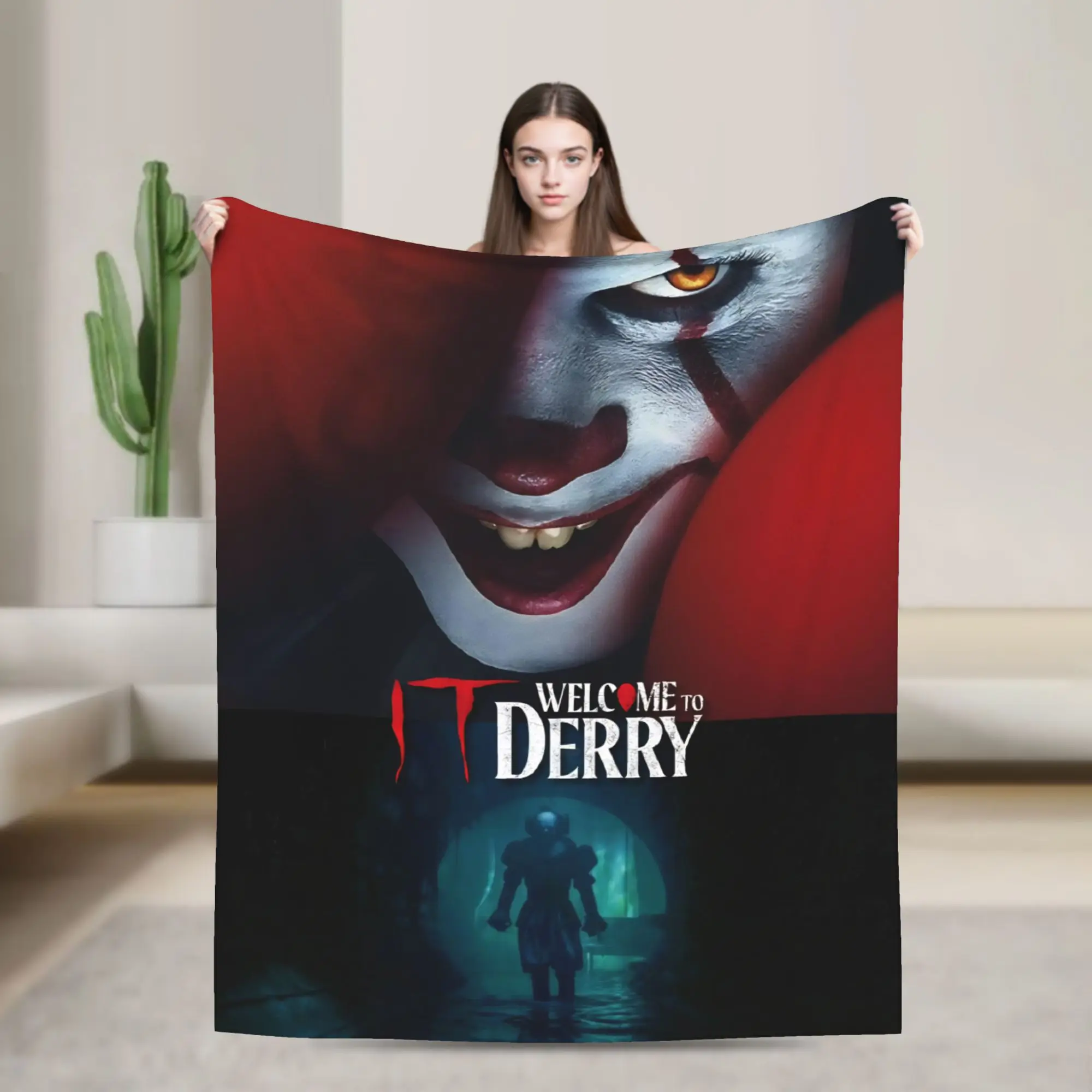 تكنولوجيا المعلومات مرحبا بكم في ديري دائما عيون بطانية دافئة أفخم الفراش يلقي للطلاب الأريكة كرسي السرير الفانيلا المفرش غطاء السرير