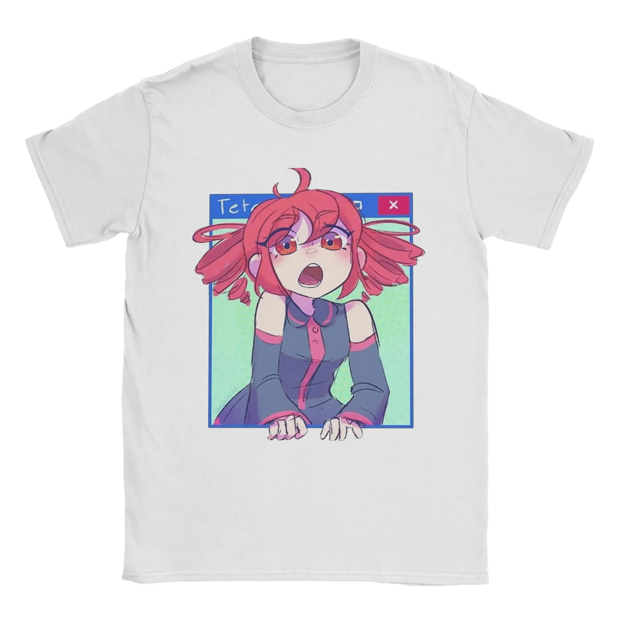 

Ullzang Kasane Teto Window T Shirt For Men Women 100%Cotton Short Sleeve Round Neck Summer Tops