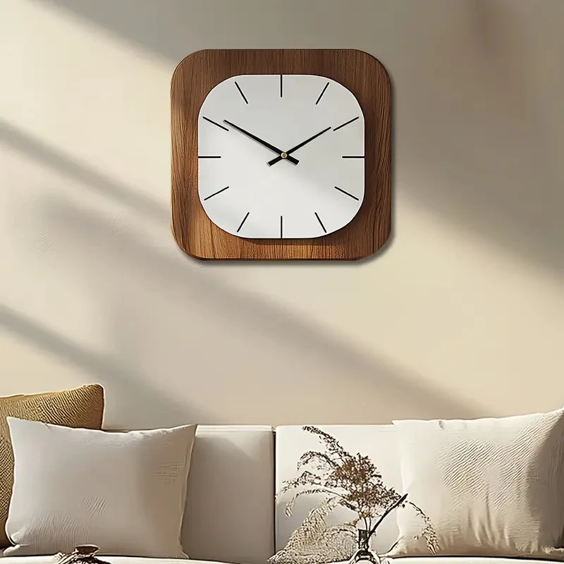 Silent acrylic wall clock square art clocks suitable for home kitchen living room bedroom home decoration.
