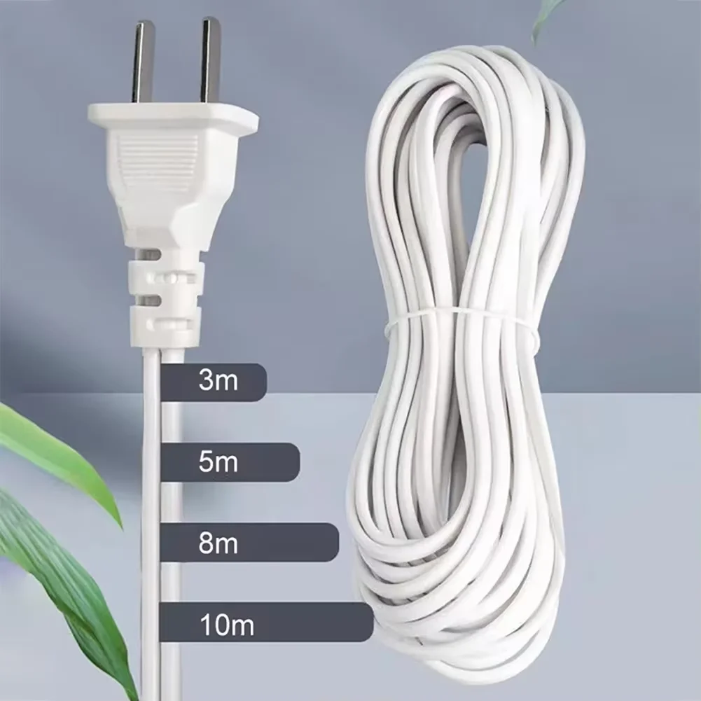 3/5/8/10m Lamp Bases Universal With Switch Led Bulb Socket Adapter E27 Screw Lamp Holder Accessories Tools Two Plugs Suspension