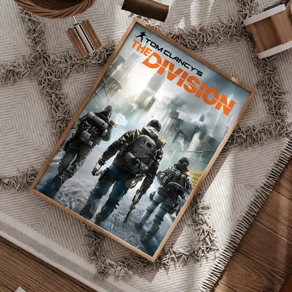 Game Tom Clancys The Division Poster Waterproof HD Modern Peel And Stick Wall Decor Bedroom Living Room Dorm Office view 4