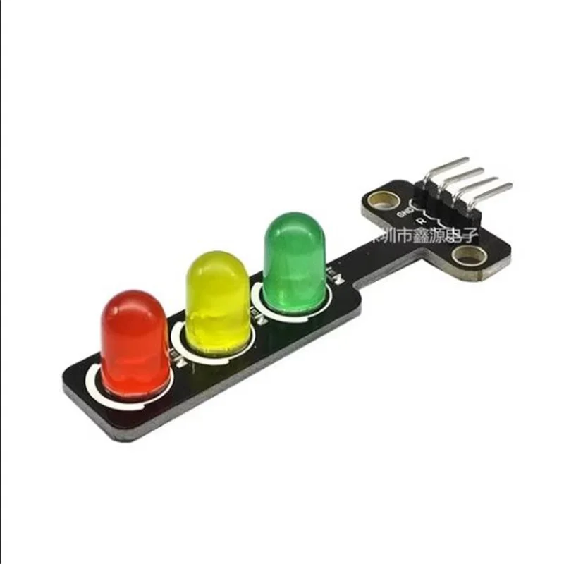 Electronic Building Block LED Traffic Signal LightEmitting Module 5V  Light Is Applicable To Raspberry Pie