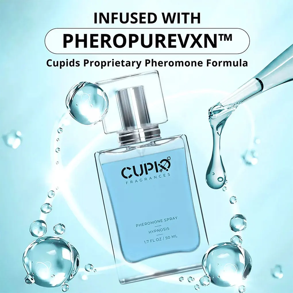 50 ml Cupido Charm Toilet voor mannen (floodgeïnfuseerd) - Cupido Hypnose Keulen Geuren voor mannen