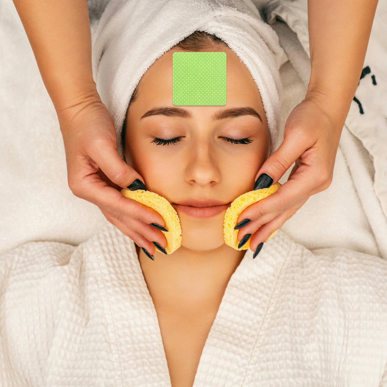 1080 個まつげクリーニングワイプ超吸収性糸くずの出ないコットンパッドマニキュアリムーバーツール家庭用美容ケア