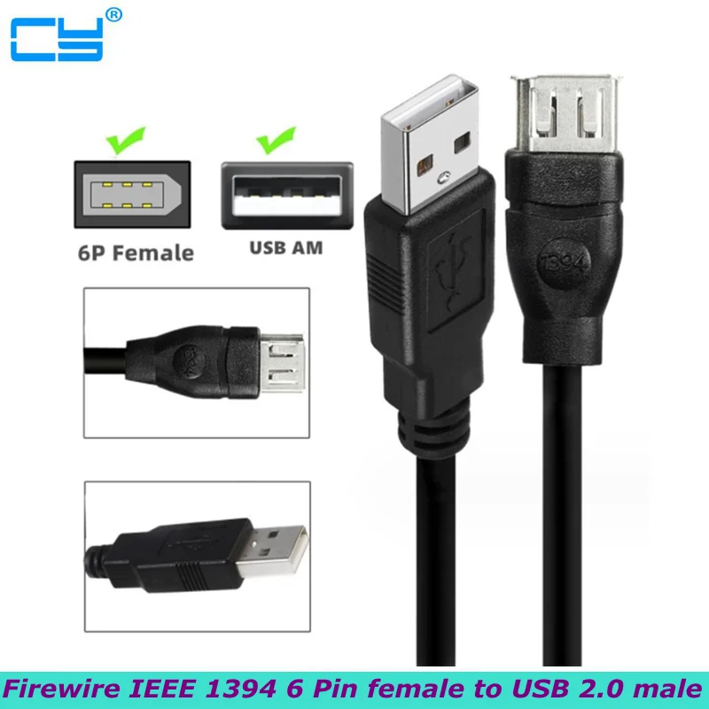 20 см 5 см USB 2.0 A «папа» для Live IEEE 1394 6P «мама» адаптер-адаптер разъем кабель для передачи данных для цифровых фотоаппаратов 20 см 5 см USB 2.0 A «папа» для Live IEEE 1394 6P «мама» адаптер-адаптер разъем кабель для передачи данных для цифровых фотоаппаратов