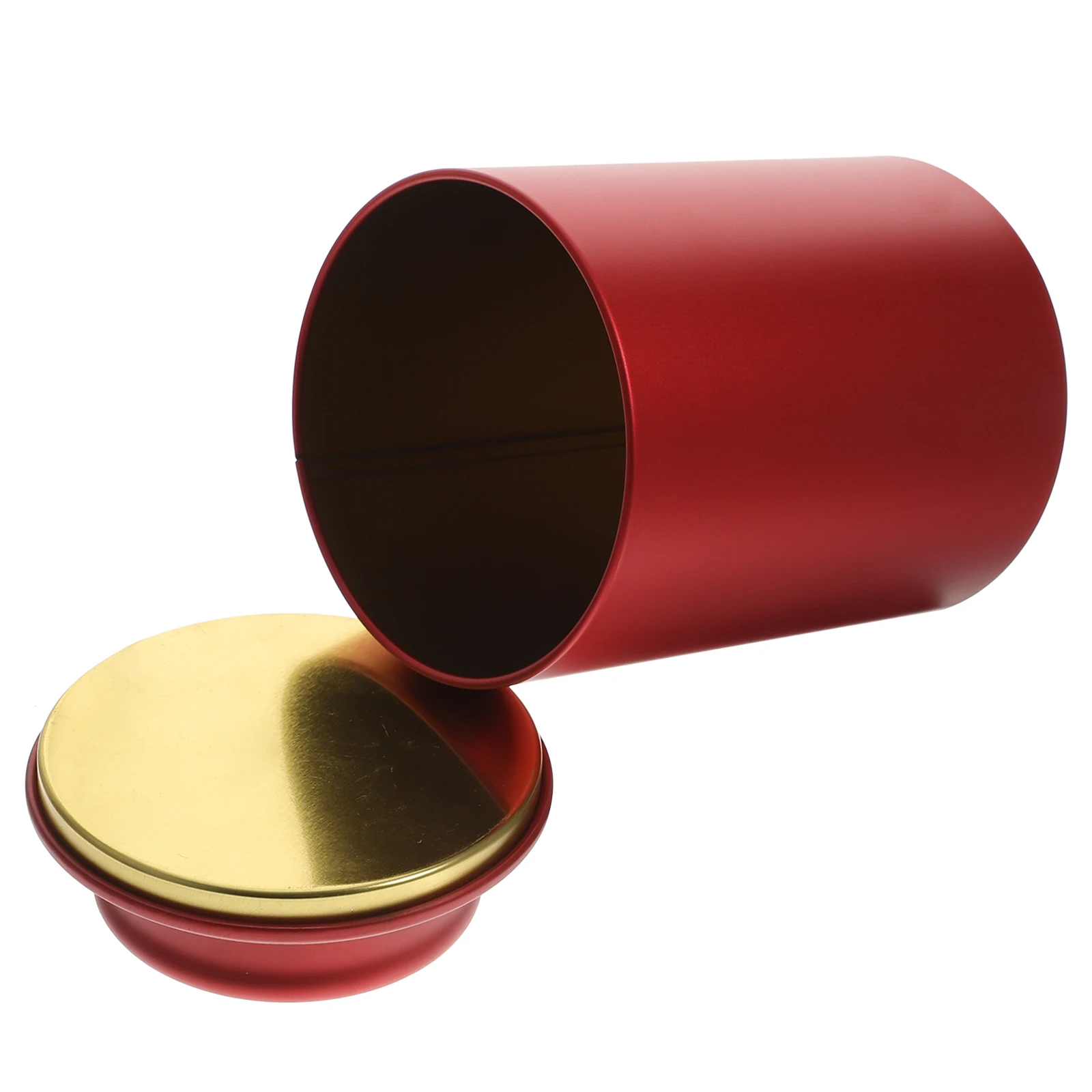 

Tea Tin Canister Airtight Storage Container Vintage Portable Food Jar Tinplate Box Loose Leaf Tea Coffee Bean Holder