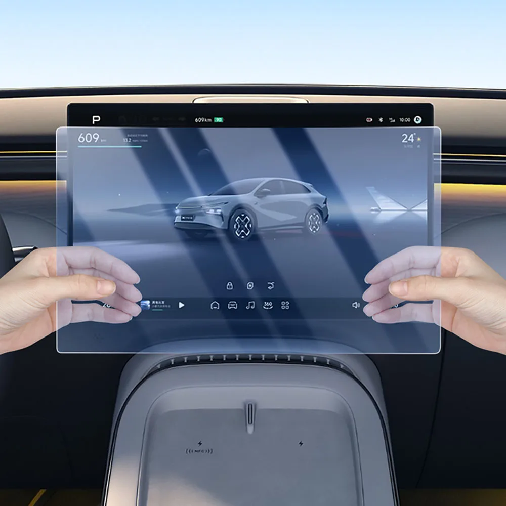 

Для Xpeng G7 2025 2026 навигационный экран, закаленная пленка, принадлежности для модификации автомобиля, защитная пленка для заднего экрана HD, высокая прозрачность