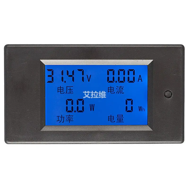 Dc LCD Digital Signal Display Instrument 7-100V 20AVoltage Current Power Electric Energy Power Measuring Meter2000W