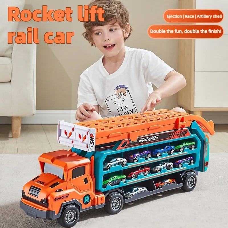 كوستر نوع مضمار السباق سيارة رفع الجمود سباق السيارات مزيج ألعاب أطفال عيد الميلاد الشكر عيد الهالوين السنة الجديدة عيد ميلاد