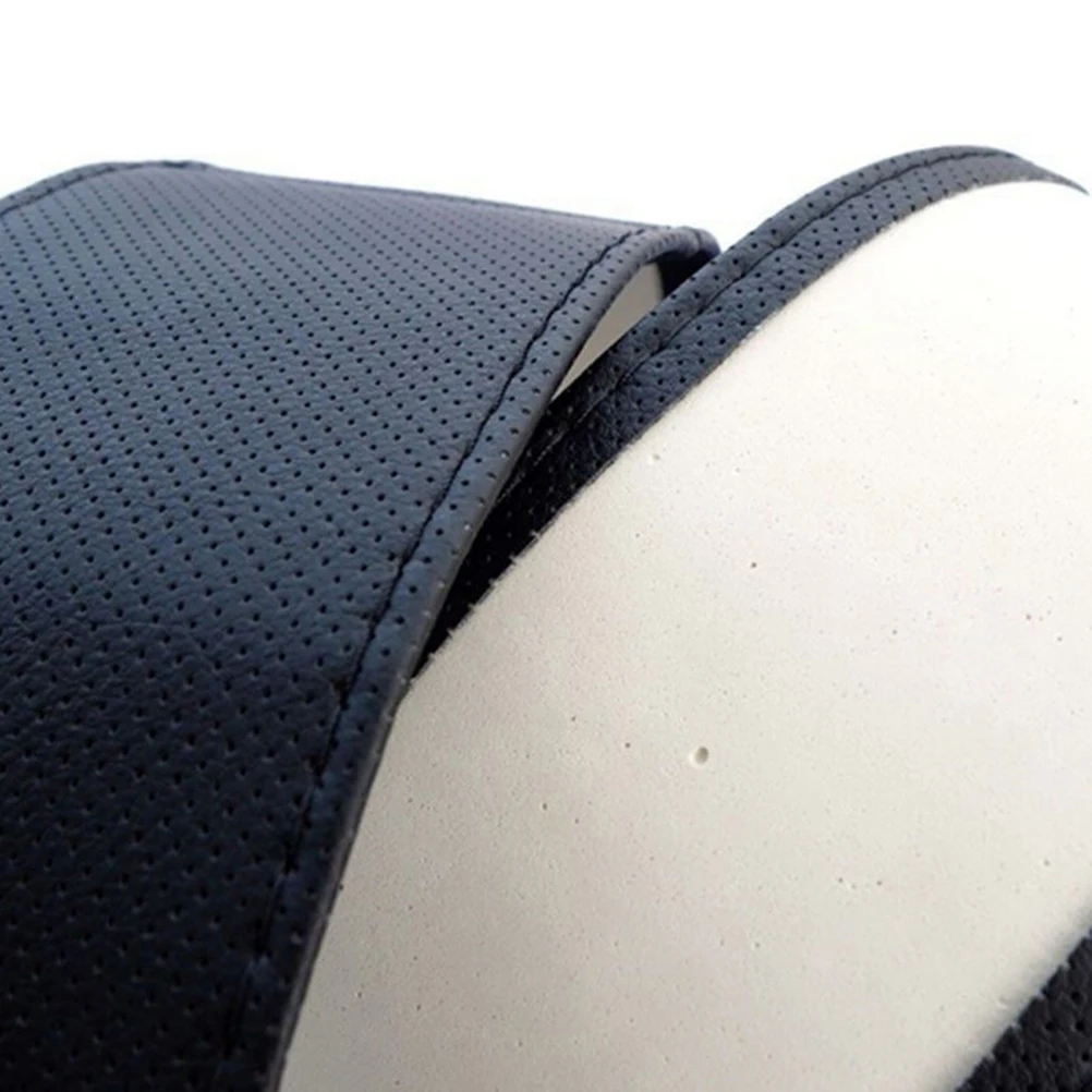 Pelz Lenkrad Abdeckung Für Auto Universal 38 cm Geflochtene Auto Lenkrad Schutz Abdeckung Leder Anti Slip Innen Teile – Detail 6