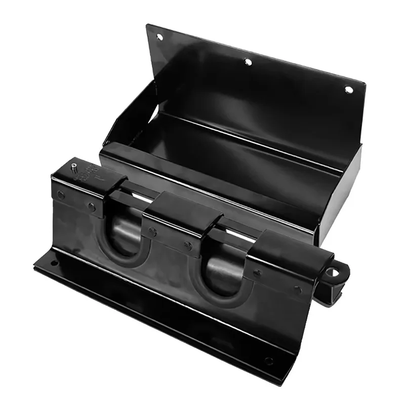 

Truck attachments or adjustable cargo bar load lock brackets for trailer or garage walls