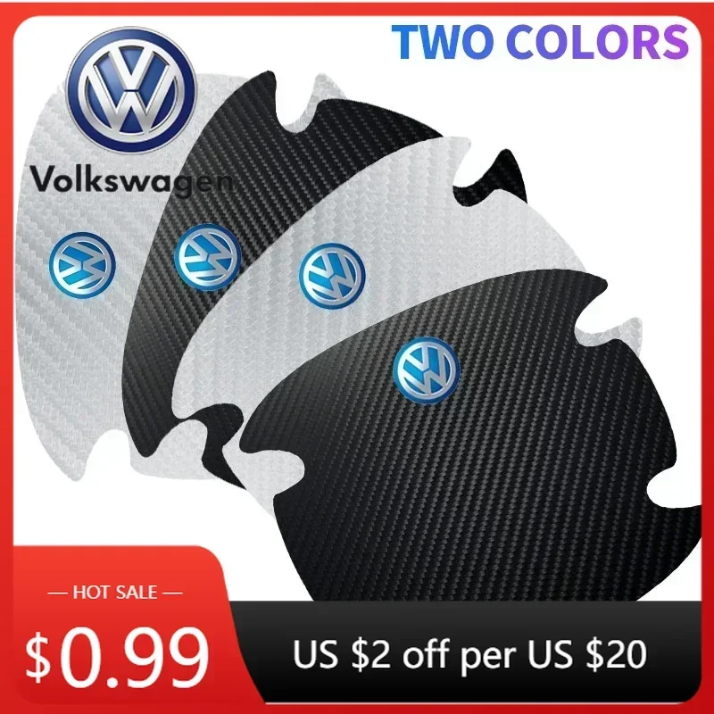 

Защитная пленка-наклейка на ручки дверей для Volkswagen VW GTI B5, аксессуары для Volkswagen GTI R-Line R