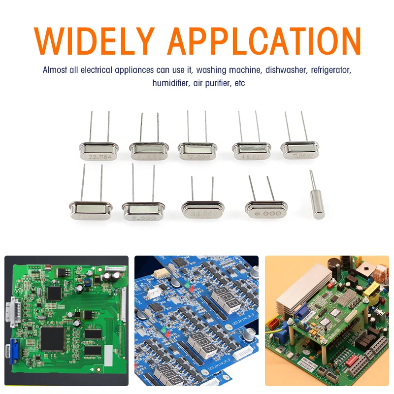 35/100/200PCS HC-49S Crystal Oscillator Kit Quartz Crystal Resonator Set 4Mhz 6Mhz 8Mhz 12Mhz 16Mhz 20Mhz 24Mhz 25MHz 48MHz