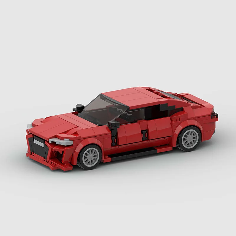 

Конструктор MOC: Гоночная машина из мелких деталей, развивающая игрушка, совместимая с Lego, для оптовой продажи на экспорт, для сборки