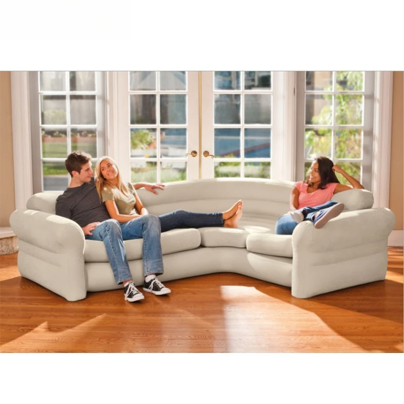 Doble, princesa, sofá, perezoso, inflable, sofá cama