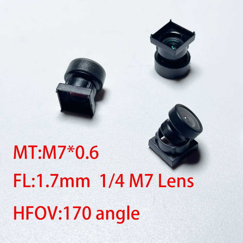 M7 1.7mm Wide Viewing Angle 10x10 Built-in 650nm IR Filter for ALL HD Mini Cameras Pcb Recognition Drones QR Barcode Scanning