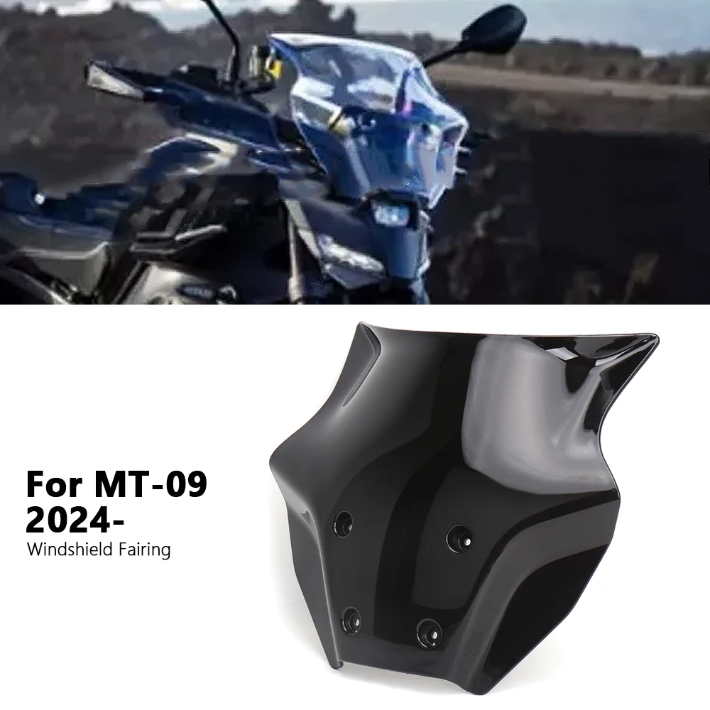 

New Motorcycle Sport Touring Windshield Windscreen For YAMAHA MT09 mt09 MT 09 MT-09 2024 Wind Deflector Shield Screen