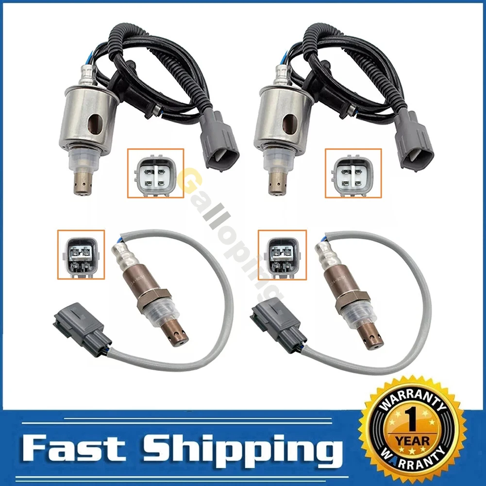 

4x O2 Oxygen Sensor 1 2 Bank 1 2 for 2006 2007 Lexus IS350 3.5L IS250 2.5L 2007 Lexus GS350 3.5L Upstream Downstream Front Rear