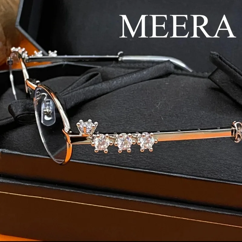 

Korea Luxury Designer Women's Reading Glasses Frames Diamond-Encrusted Glasses Gm Prescription Glasses Eyeglass Frame For Women