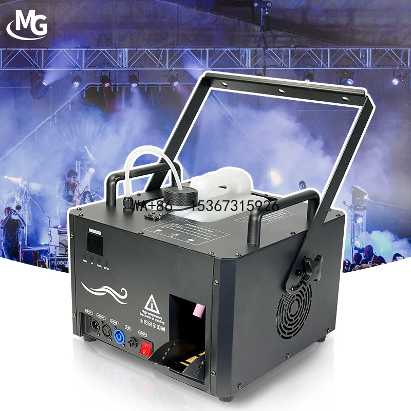 

Latest Best Selling Mini Haze Fog Machine DMX512 Security Strong 1500w Hazer Smoke Machine for Party Wedding Stage