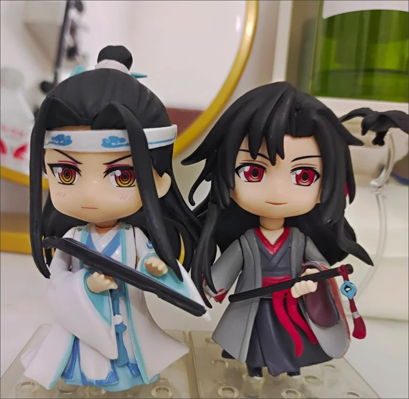 Modaozushi Anime Figure Wei Wuxian Lan Wangji Yi Ling Lao Zu Pvc Action Figure Model Kawaii Doll Collection Figurine Kids Toys