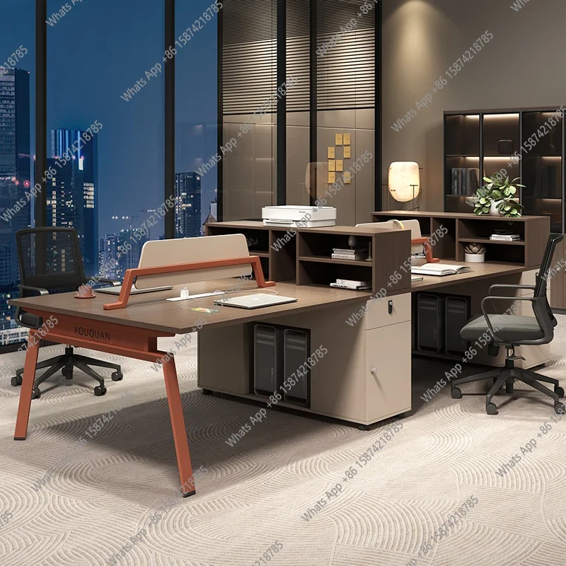 

Комбинация офисного стола и стула XS простая и современная, сиденье для шести человек, финансовый стол, письменный стол и сиденье для персонала доступны